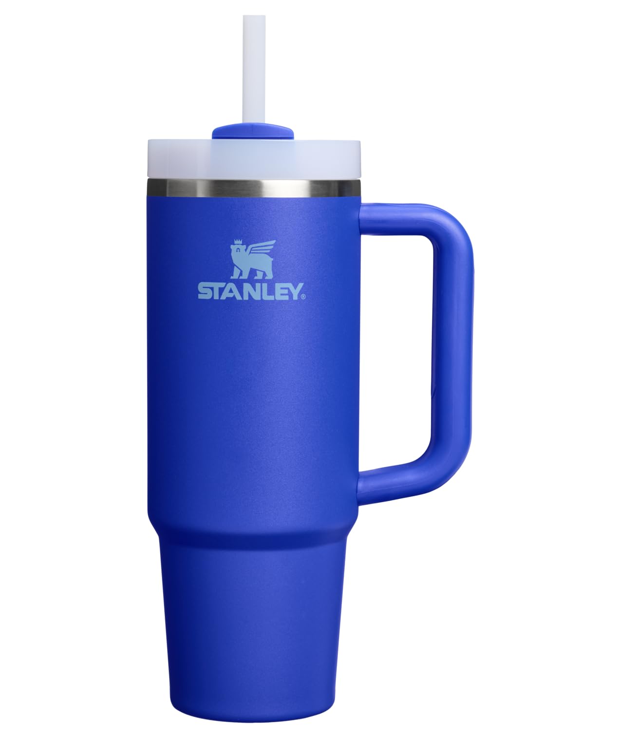 STANLEY Quencher H2.0 Tumbler with Handle and Straw 40 oz | Flowstate 3-Position Lid | Cup Holder Compatible for Travel | Insulated Stainless Steel Cup | BPA-Free | Cream 2.0