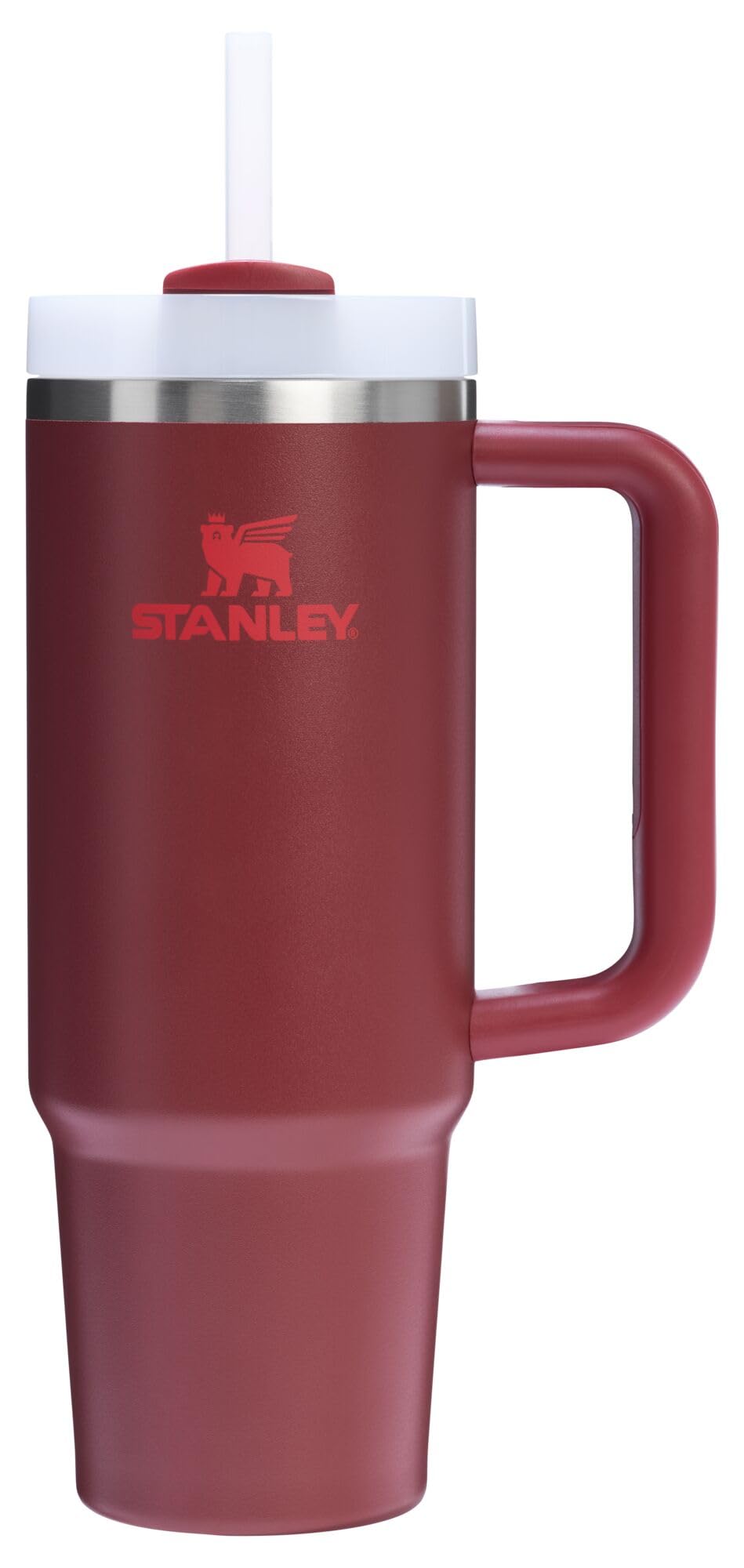 STANLEY Quencher H2.0 Tumbler with Handle and Straw 40 oz | Flowstate 3-Position Lid | Cup Holder Compatible for Travel | Insulated Stainless Steel Cup | BPA-Free | Cream 2.0