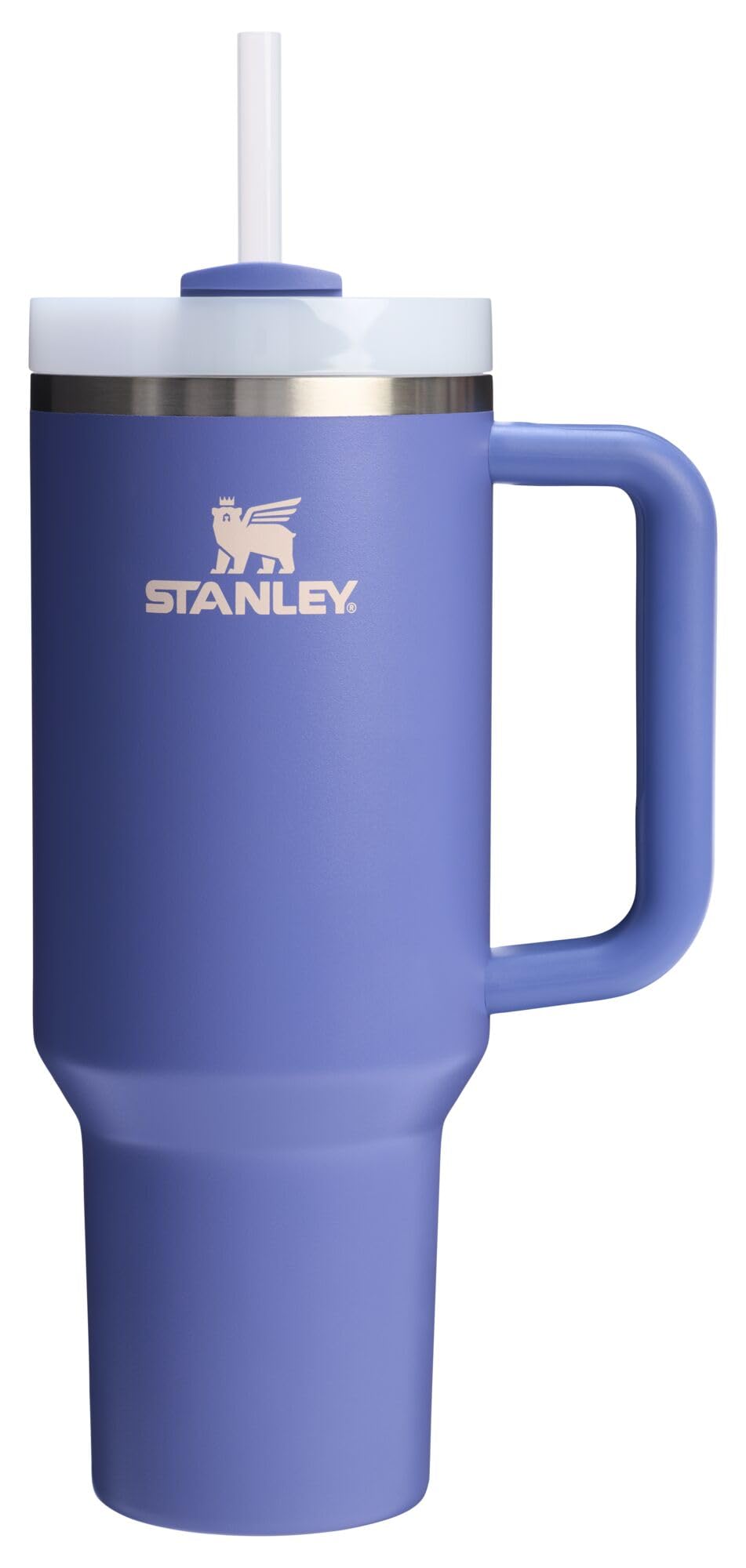 STANLEY Quencher H2.0 Tumbler with Handle and Straw 40 oz | Flowstate 3-Position Lid | Cup Holder Compatible for Travel | Insulated Stainless Steel Cup | BPA-Free | Cream 2.0