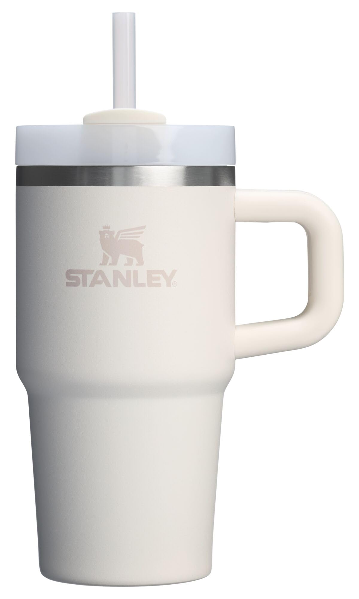 STANLEY Quencher H2.0 Tumbler with Handle and Straw 40 oz | Flowstate 3-Position Lid | Cup Holder Compatible for Travel | Insulated Stainless Steel Cup | BPA-Free | Cream 2.0