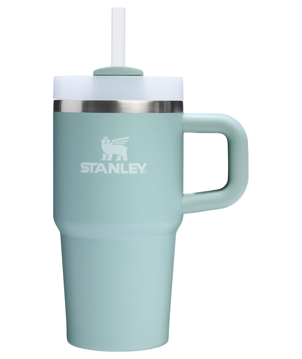 STANLEY Quencher H2.0 Tumbler with Handle and Straw 40 oz | Flowstate 3-Position Lid | Cup Holder Compatible for Travel | Insulated Stainless Steel Cup | BPA-Free | Cream 2.0