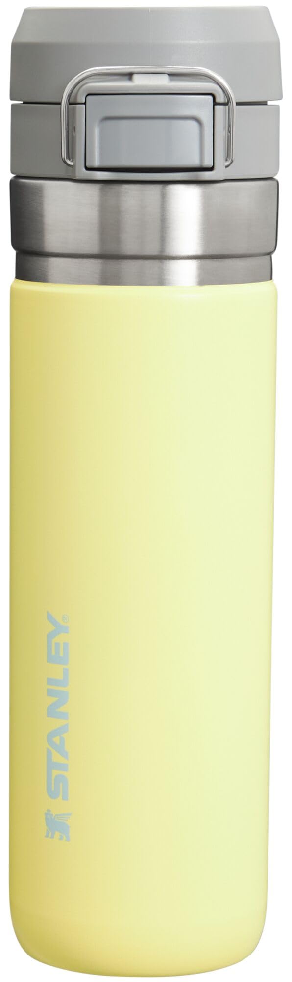 STANLEY Quick Flip GO Water Bottle 24 oz | Push Button Lid | Leakproof and Packable for Travel and Sports | Insulated Stainless Steel | BPA-Free | Lilac 2.0