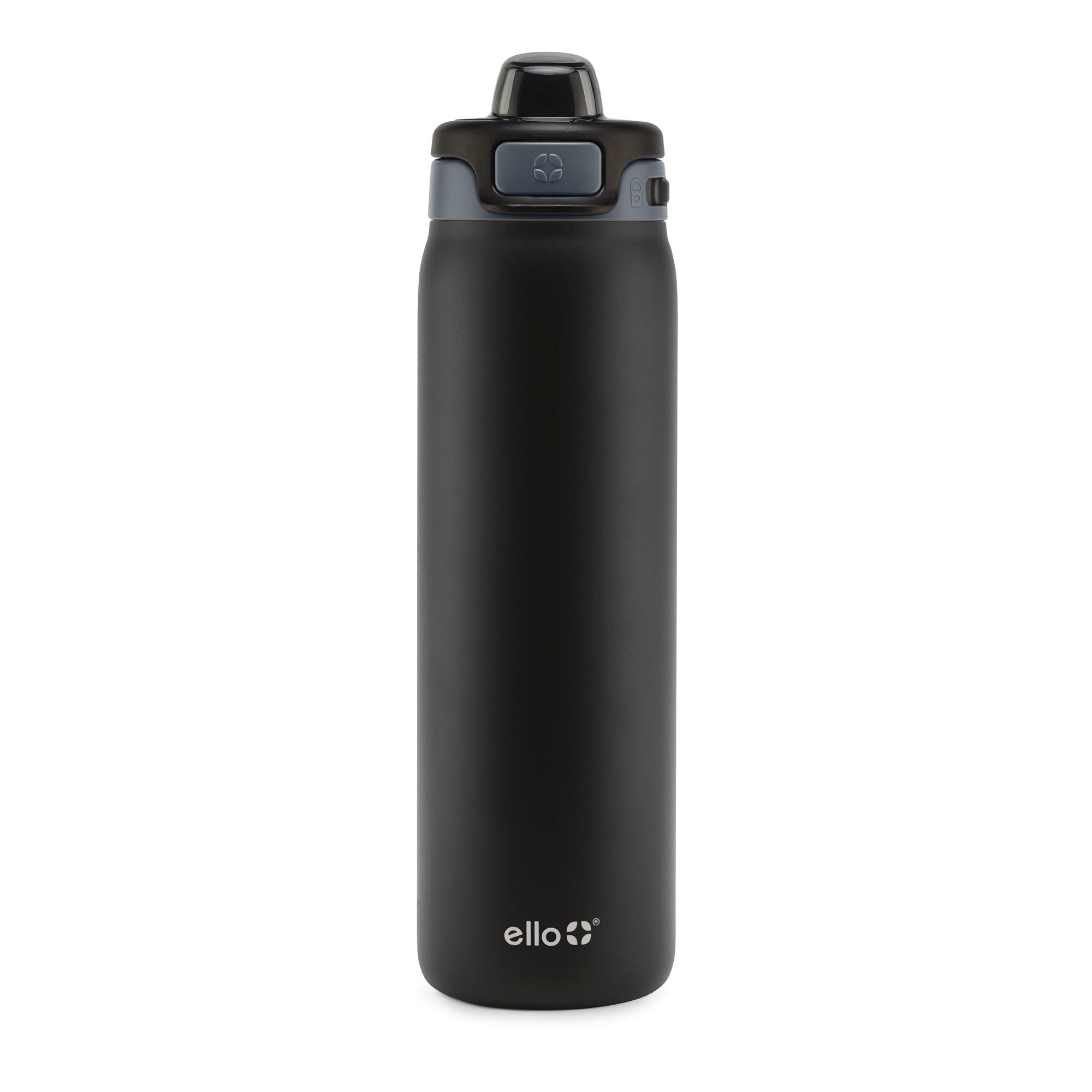 Ello Pop & Fill Insulated Stainless Steel Water Bottle with Quick Fill Lid, Leakproof Locking, Sip or Chug Spout, BPA-Free, Double Wall Vacuum Insulated for Sports, Travel & School- 22oz / 32oz / 40oz