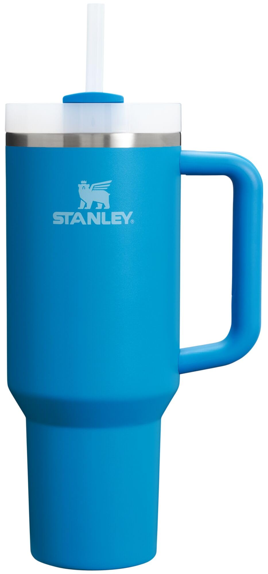 STANLEY Quencher H2.0 Tumbler with Handle and Straw 40 oz | Flowstate 3-Position Lid | Cup Holder Compatible for Travel | Insulated Stainless Steel Cup | BPA-Free | Cream 2.0