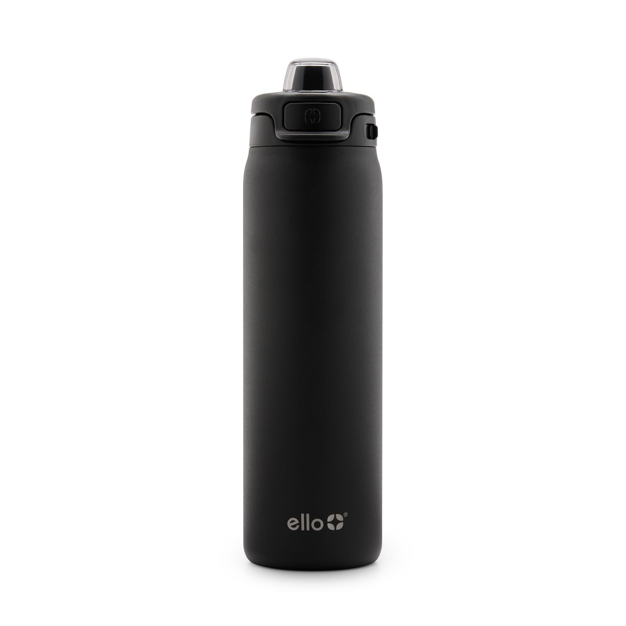 Ello Pop & Fill Insulated Stainless Steel Water Bottle with Quick Fill Lid, Leakproof Locking, Sip or Chug Spout, BPA-Free, Double Wall Vacuum Insulated for Sports, Travel & School- 22oz / 32oz / 40oz