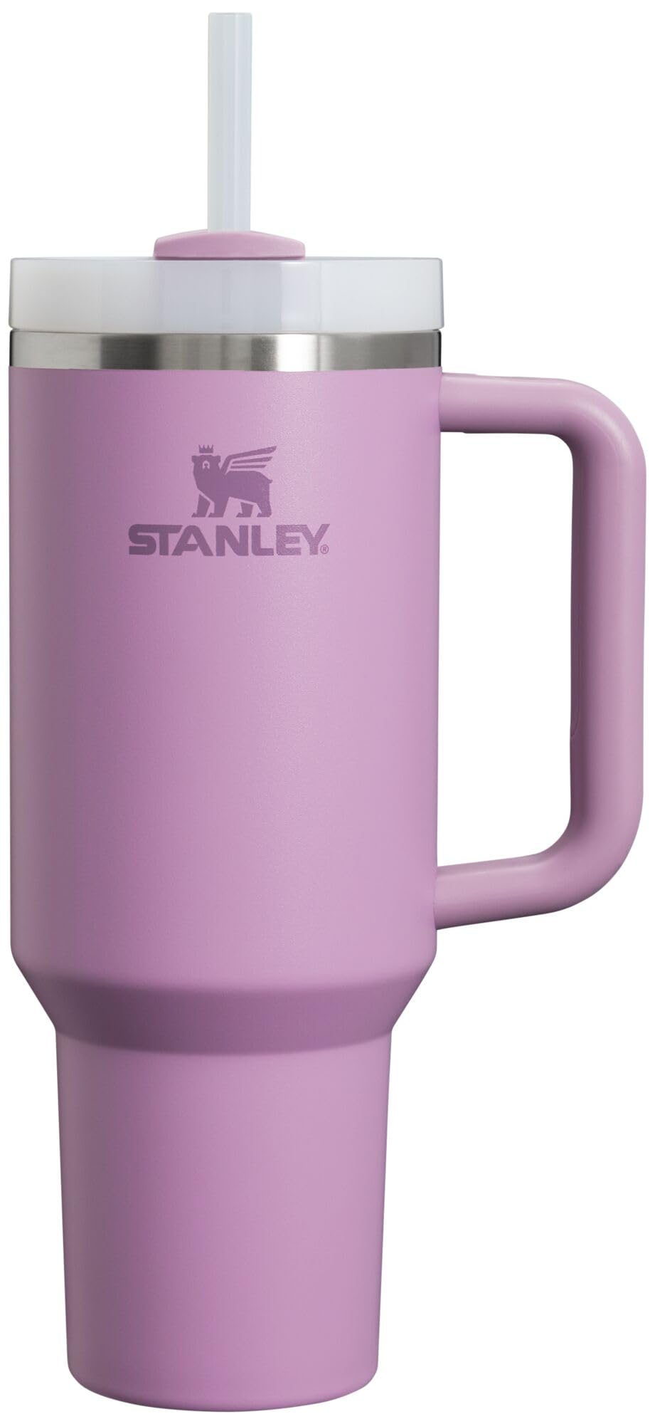 STANLEY Quencher H2.0 Tumbler with Handle and Straw 40 oz | Flowstate 3-Position Lid | Cup Holder Compatible for Travel | Insulated Stainless Steel Cup | BPA-Free | Cream 2.0