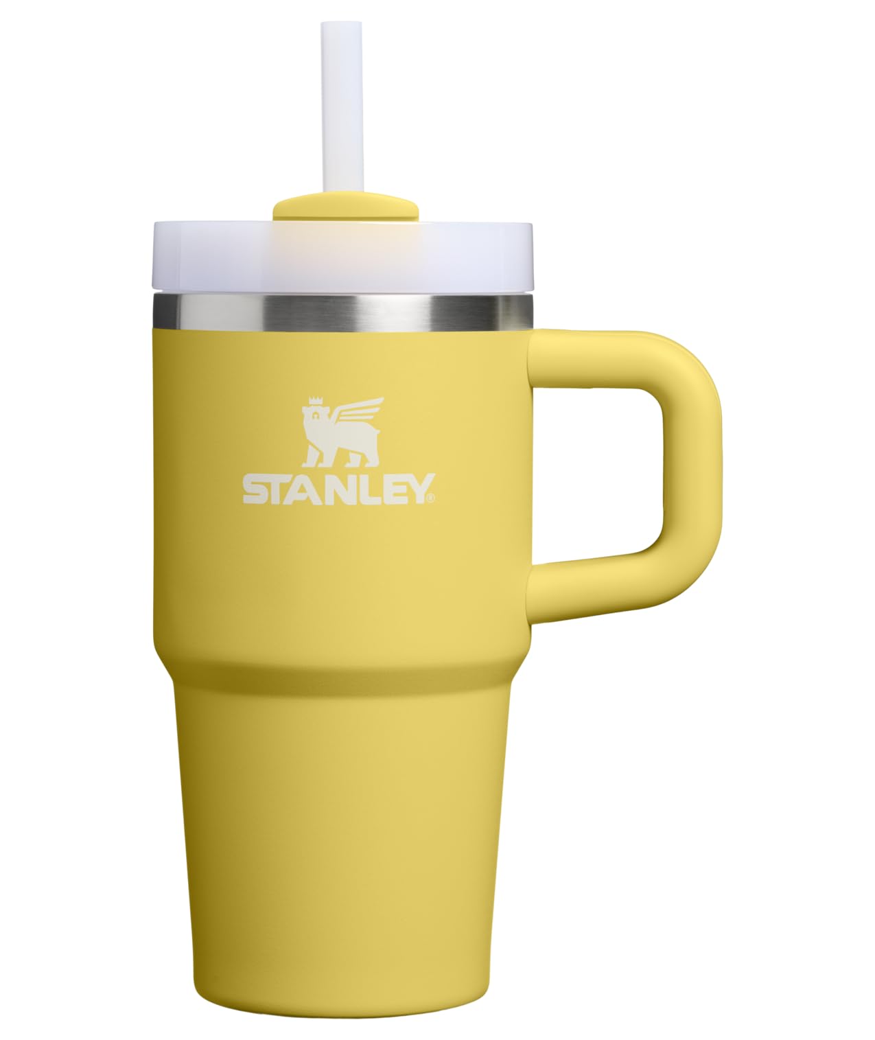 STANLEY Quencher H2.0 Tumbler with Handle and Straw 40 oz | Flowstate 3-Position Lid | Cup Holder Compatible for Travel | Insulated Stainless Steel Cup | BPA-Free | Cream 2.0