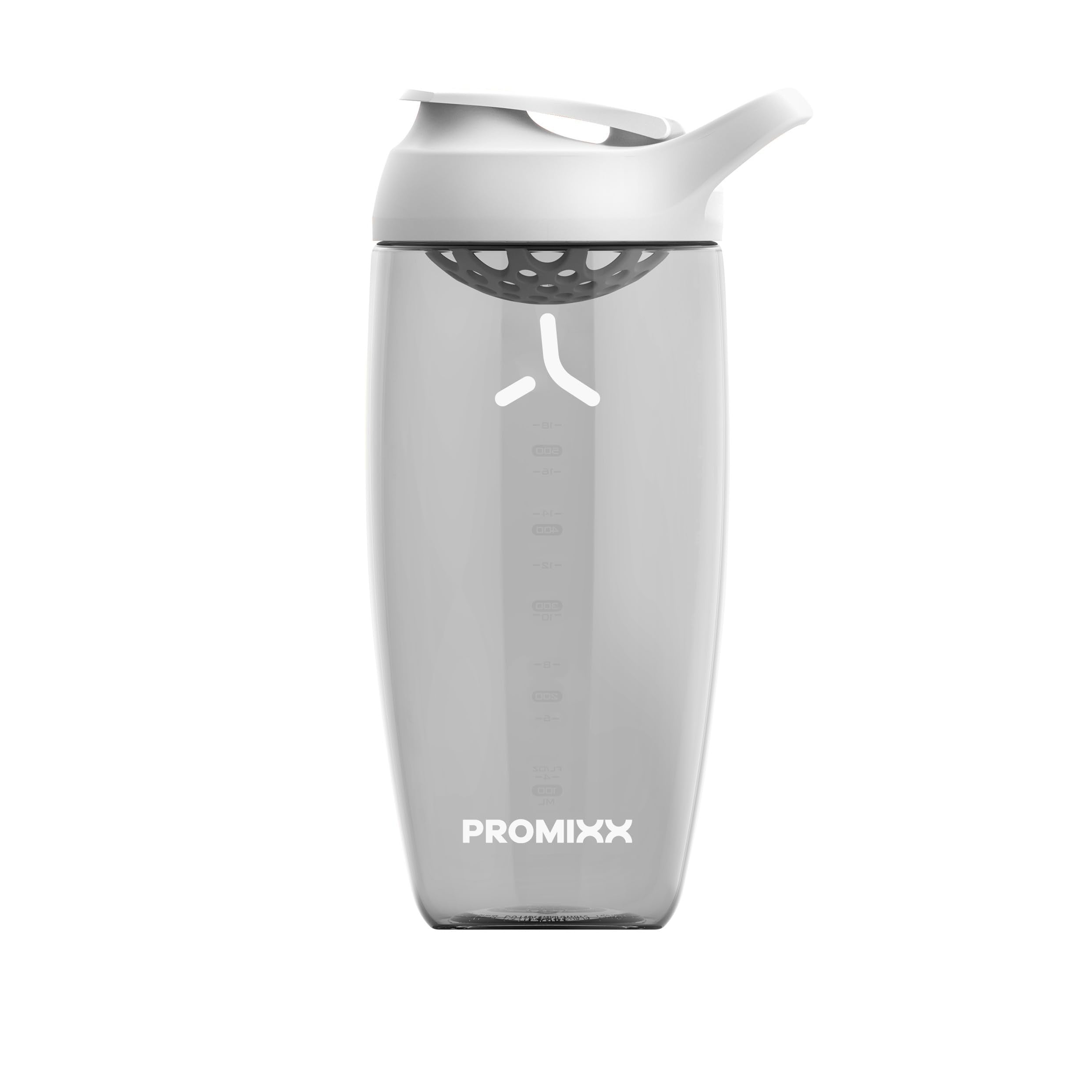 Promixx Pursuit Protein Shaker Bottle (24 oz) – Silent No-Ball Mixer, Leak-Proof Lid, BPA/BPS & Phthalate-Free ECOZEN – Easy-Clean Shaker Cup for Protein Shakes, Pre & Post-Workout Smoothies