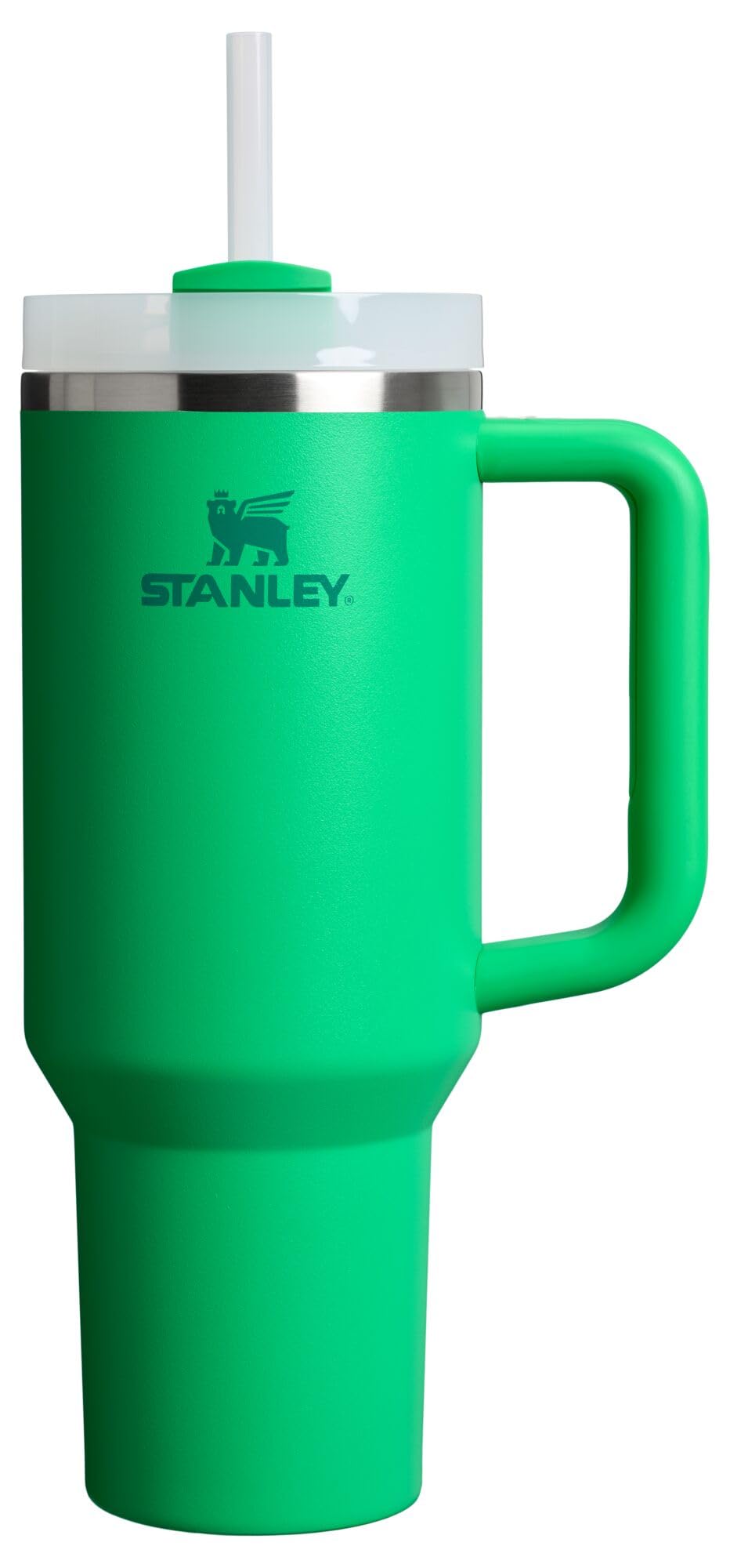 STANLEY Quencher H2.0 Tumbler with Handle and Straw 40 oz | Flowstate 3-Position Lid | Cup Holder Compatible for Travel | Insulated Stainless Steel Cup | BPA-Free | Cream 2.0