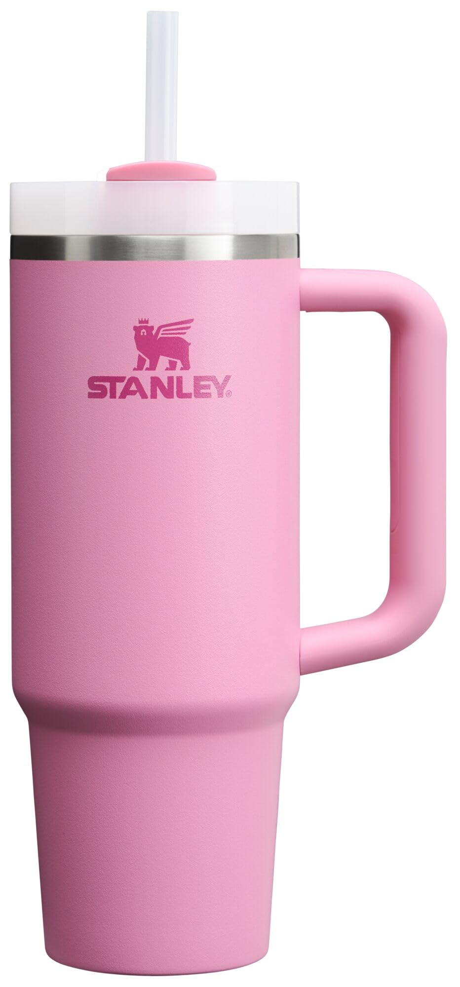 STANLEY Quencher H2.0 Tumbler with Handle and Straw 40 oz | Flowstate 3-Position Lid | Cup Holder Compatible for Travel | Insulated Stainless Steel Cup | BPA-Free | Cream 2.0