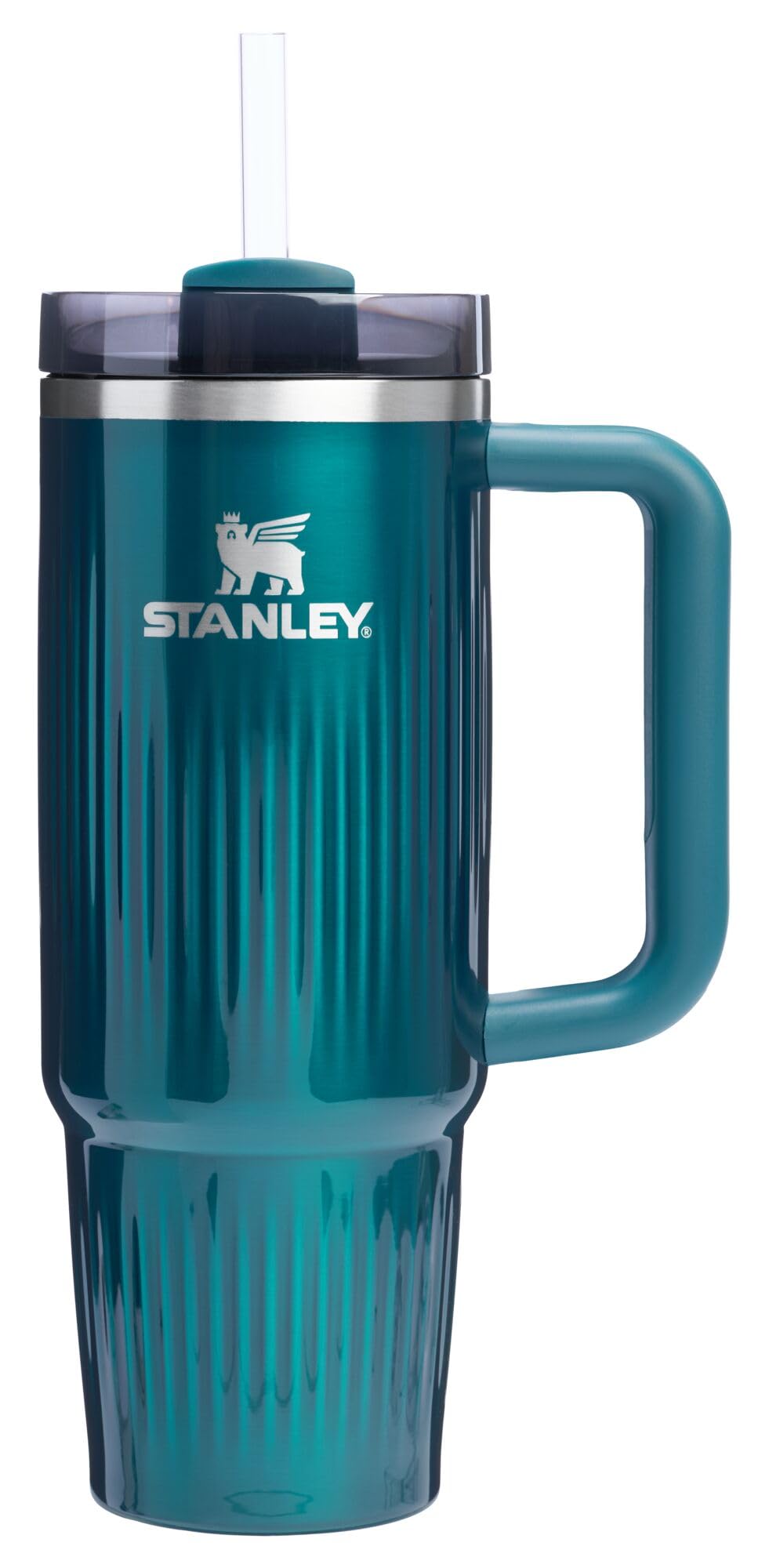 STANLEY Quencher H2.0 Tumbler with Handle and Straw 40 oz | Flowstate 3-Position Lid | Cup Holder Compatible for Travel | Insulated Stainless Steel Cup | BPA-Free | Cream 2.0
