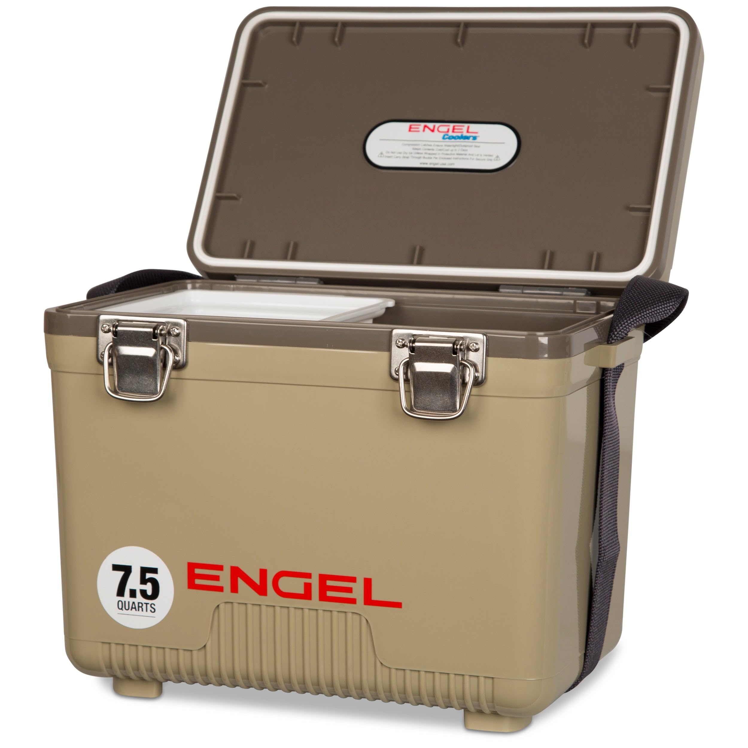 Engel UC7 7.5qt Leak-Proof, Air Tight, Drybox Cooler and Small Hard Shell Lunchbox for Men and Women