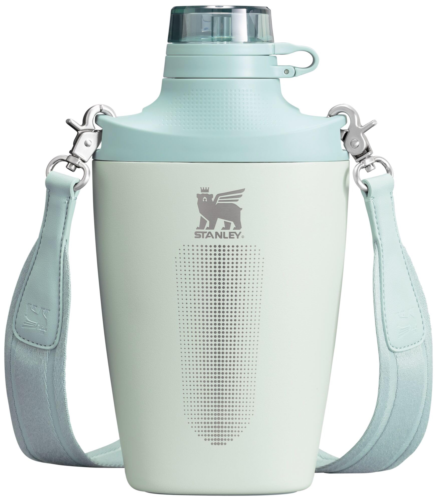 Stanley Cross Bottle 23 oz | Travel Water Bottle with Jacquard Strap | Leakproof Tritan Lid with Removable Straw | Insulated Stainless Steel | BPA-Free | Ash