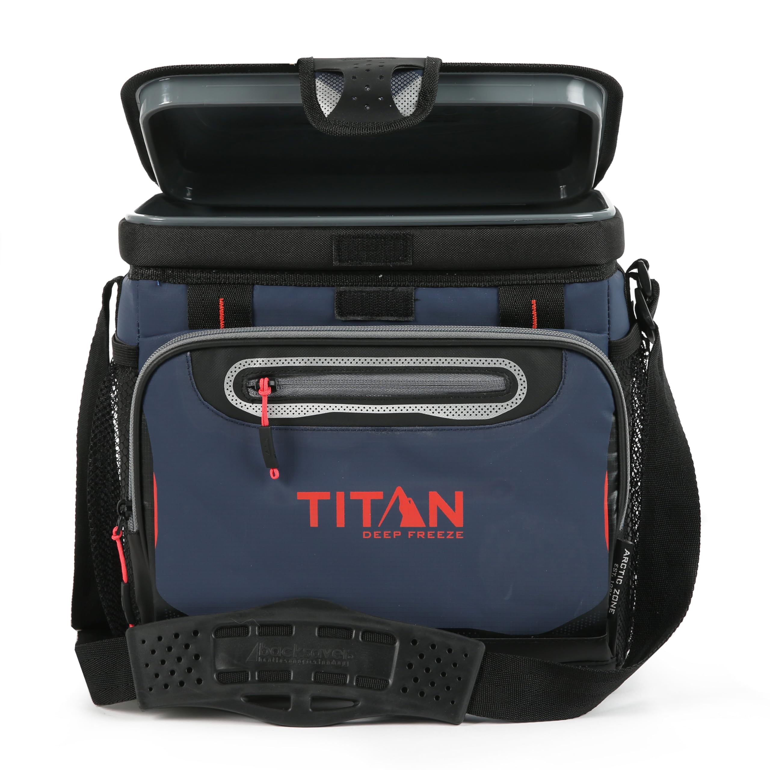 Titan by Arctic Zone Deep Freeze Cooler - Zipperless Hardbody Cooler - Deep Freeze Insulation, HardBody Liner, and SmartShelf