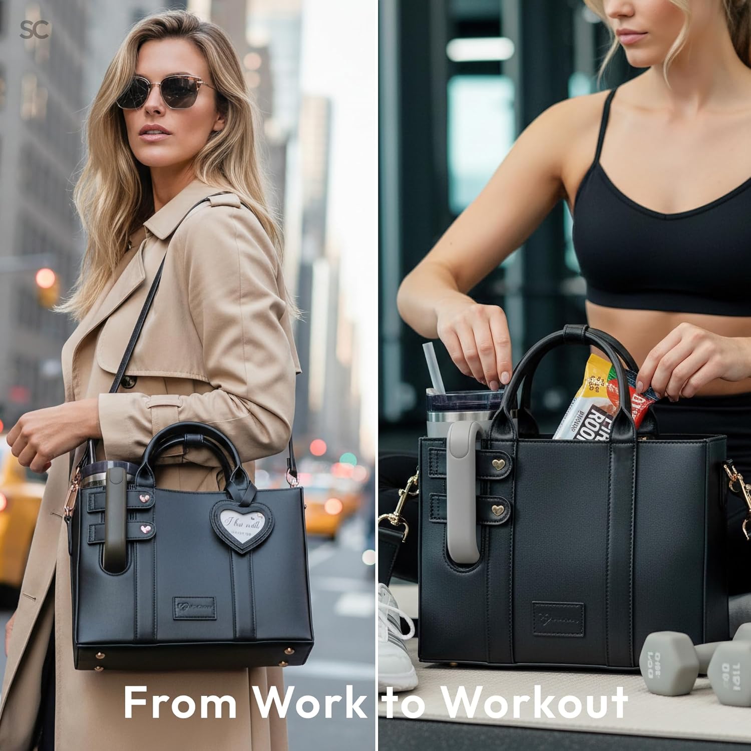 stanley purse stanley cup purse with cup holder 40 oz crossbody bag Tote