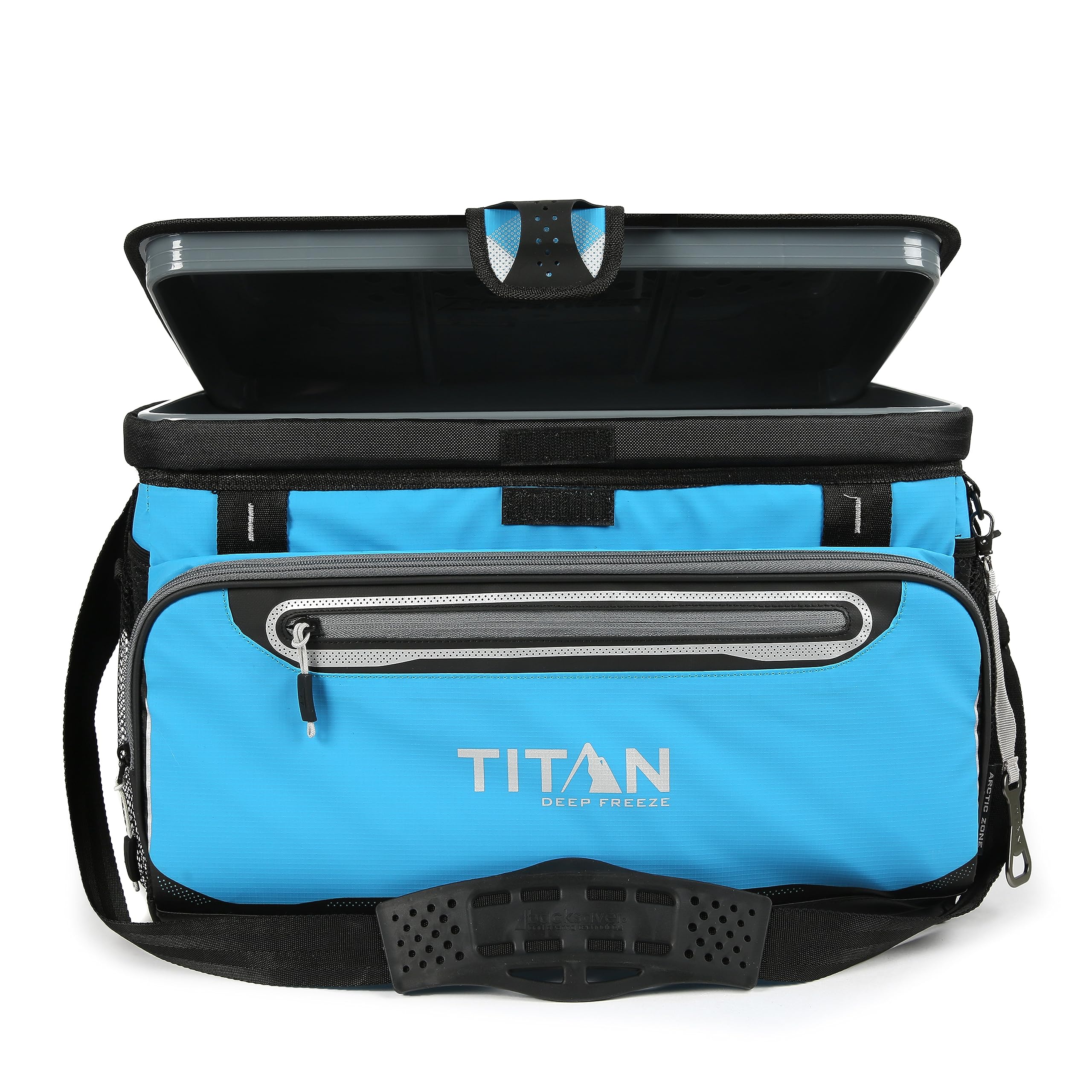 Titan by Arctic Zone Deep Freeze Cooler - Zipperless Hardbody Cooler - Deep Freeze Insulation, HardBody Liner, and SmartShelf
